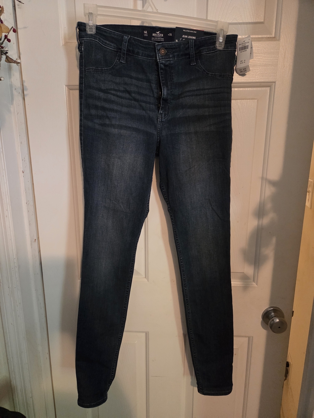 Hollister Dark Wash High-Rise Jeggings